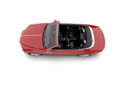 Modern car isolated on background. 3d rendering - illustration png