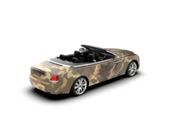 Modern car isolated on background. 3d rendering - illustration png