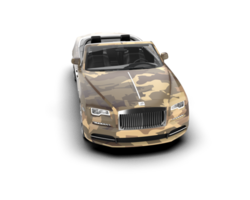 Modern car isolated on background. 3d rendering - illustration png