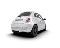 Modern car isolated on background. 3d rendering - illustration png