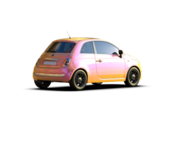 Modern car isolated on background. 3d rendering - illustration png