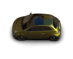 Modern car isolated on background. 3d rendering - illustration png