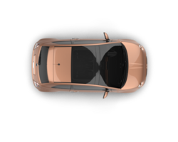 Modern car isolated on background. 3d rendering - illustration png