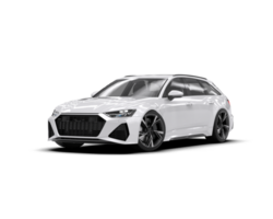 Modern car isolated on background. 3d rendering - illustration png