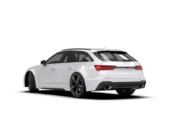 Modern car isolated on background. 3d rendering - illustration png
