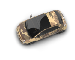 Modern car isolated on background. 3d rendering - illustration png