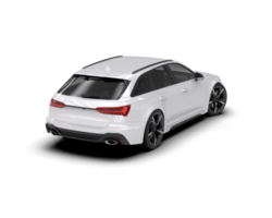 Modern car isolated on background. 3d rendering - illustration png