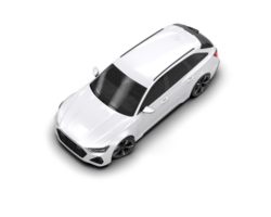 Modern car isolated on background. 3d rendering - illustration png