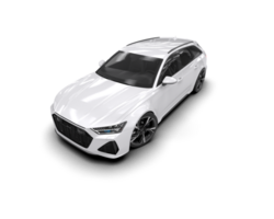 Modern car isolated on background. 3d rendering - illustration png