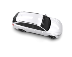 Modern car isolated on background. 3d rendering - illustration png