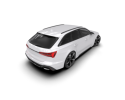 Modern car isolated on background. 3d rendering - illustration png