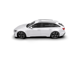 Modern car isolated on background. 3d rendering - illustration png