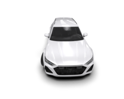 Modern car isolated on background. 3d rendering - illustration png