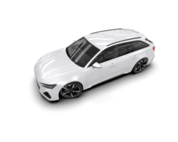 Modern car isolated on background. 3d rendering - illustration png