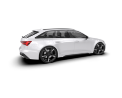 Modern car isolated on background. 3d rendering - illustration png