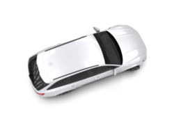 Modern car isolated on background. 3d rendering - illustration png