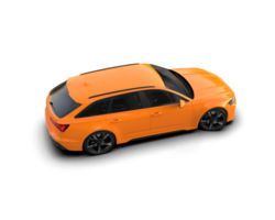 Modern car isolated on background. 3d rendering - illustration png