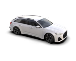 Modern car isolated on background. 3d rendering - illustration png
