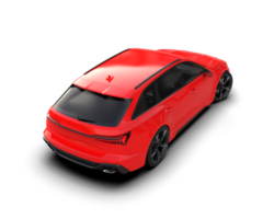 Modern car isolated on background. 3d rendering - illustration png