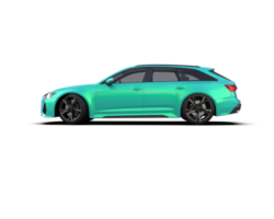Modern car isolated on background. 3d rendering - illustration png