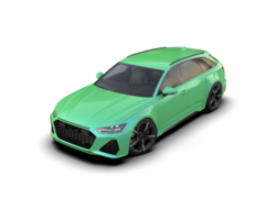 Modern car isolated on background. 3d rendering - illustration png