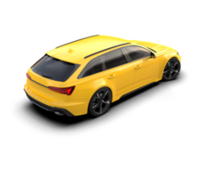 Modern car isolated on background. 3d rendering - illustration png