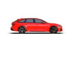 Modern car isolated on background. 3d rendering - illustration png