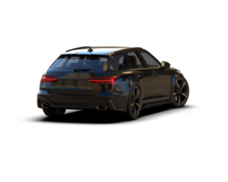 Modern car isolated on background. 3d rendering - illustration png