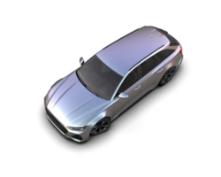 Modern car isolated on background. 3d rendering - illustration png