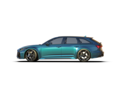 Modern car isolated on background. 3d rendering - illustration png