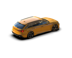 Modern car isolated on background. 3d rendering - illustration png