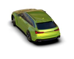 Modern car isolated on background. 3d rendering - illustration png