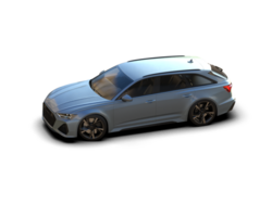 Modern car isolated on background. 3d rendering - illustration png