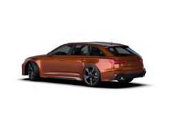 Modern car isolated on background. 3d rendering - illustration png