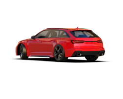 Modern car isolated on background. 3d rendering - illustration png