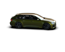 Modern car isolated on background. 3d rendering - illustration png
