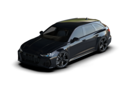 Modern car isolated on background. 3d rendering - illustration png