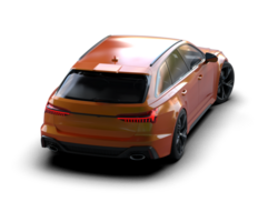 Modern car isolated on background. 3d rendering - illustration png