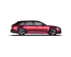 Modern car isolated on background. 3d rendering - illustration png