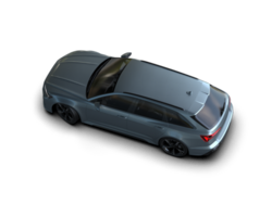 Modern car isolated on background. 3d rendering - illustration png