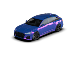 Modern car isolated on background. 3d rendering - illustration png