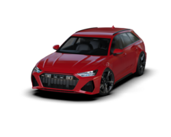 Modern car isolated on background. 3d rendering - illustration png