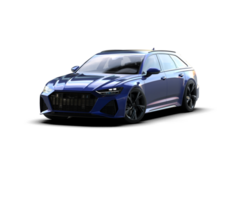 Modern car isolated on background. 3d rendering - illustration png