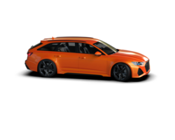 Modern car isolated on background. 3d rendering - illustration png