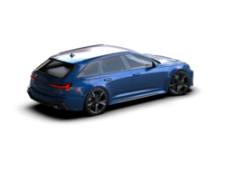 Modern car isolated on background. 3d rendering - illustration png