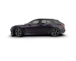 Modern car isolated on background. 3d rendering - illustration png