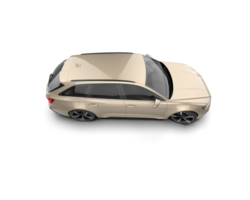 Modern car isolated on background. 3d rendering - illustration png