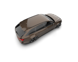 Modern car isolated on background. 3d rendering - illustration png