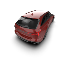 Modern car isolated on background. 3d rendering - illustration png