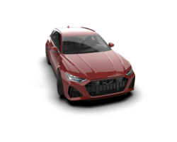 Modern car isolated on background. 3d rendering - illustration png